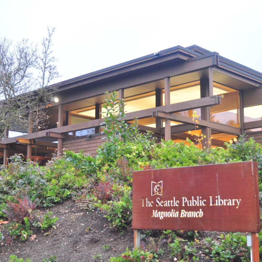"Seattle - Magnolia Library 04" By <a href="https://commons.wikimedia.org/wiki/File:Seattle_-_Magnolia_Library_04.jpg">Joe Mabel</a> is licensed under <a href="https://creativecommons.org/licenses/by-sa/4.0/deed.en">CC BY-SA 4.0</a>
